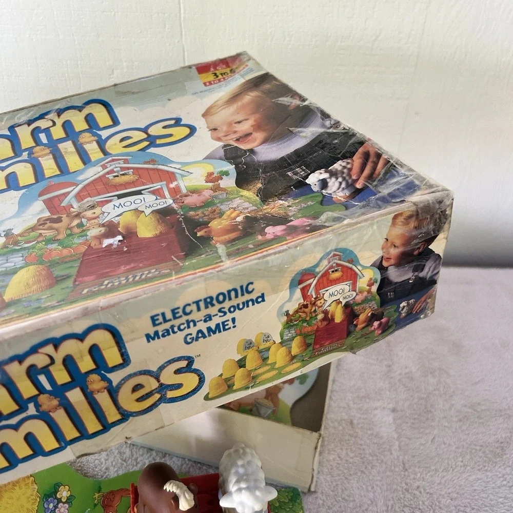 1996 Milton Bradley Farm Families Electronic Match Game WORKS 🐷Complete!